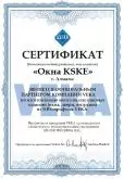 Сертификат партнера Veka